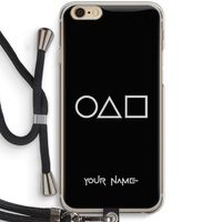 Squid Game: iPhone 6 / 6S Transparant Hoesje met koord