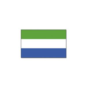 Vlag Sierra Leone - 90 x 150 cm - Sierra Leoonse Vlaggen - Sierra Leone