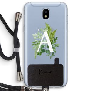 Green Brush: Samsung Galaxy J5 (2017) Transparant Hoesje met koord