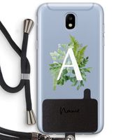 Green Brush: Samsung Galaxy J5 (2017) Transparant Hoesje met koord