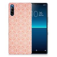 Sony Xperia L4 | TPU bumper | Pattern Orange