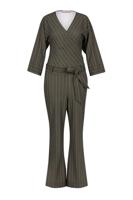 Primrose stripe jumpsuit - new army/kit - 13474