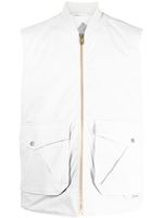 OBJECTS IV LIFE gilet en coton à poches cargo - Gris