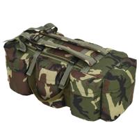 VidaXL Plunjezak 3-in-1 legerstijl 45 l camouflage