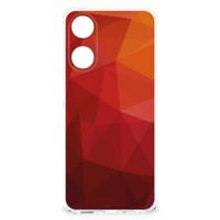 Shockproof Case voor OPPO A58 | A78 5G Polygon Red Shockproof Case voor OPPO A58 | A78 5G Polygon Red