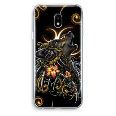Huilende Wolf: Samsung Galaxy J3 (2017) Transparant Hoesje