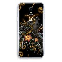 Huilende Wolf: Samsung Galaxy J3 (2017) Transparant Hoesje