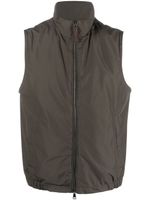 Canali gilet matelassé à fermeture zippée - Vert - thumbnail