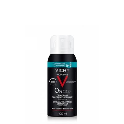 Vichy Homme Deodorant Spray 48u Compressed 100ml