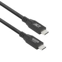 ACT AC7421 USB4® 20Gbps 240W USB Type-C® kabel | Zwart | 1 meter ACT AC7421 USB4® 20Gbps 240W USB Type-C® kabel | Zwart | 1 meter