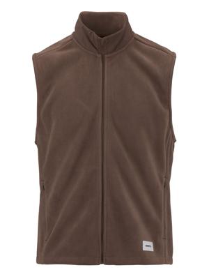 Craft Subz Fleece hardloopvest mouwloos bruin heren M