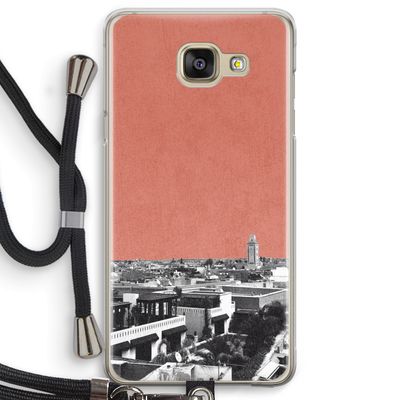 Marrakech Skyline : Samsung Galaxy A5 (2016) Transparant Hoesje met koord