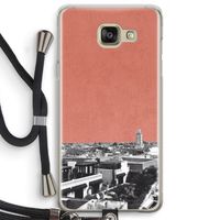 Marrakech Skyline : Samsung Galaxy A5 (2016) Transparant Hoesje met koord