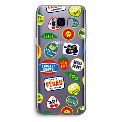 Fruitsticker: Samsung Galaxy S8 Plus Transparant Hoesje