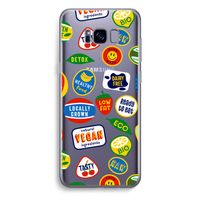 Fruitsticker: Samsung Galaxy S8 Plus Transparant Hoesje