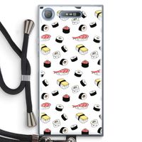 Sushi time: Sony Xperia XZ1 Transparant Hoesje met koord
