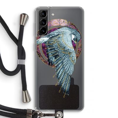 Golden Falcon: Samsung Galaxy S21 Plus Transparant Hoesje met koord