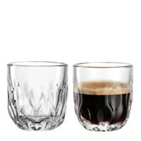 Leonardo Gocce Espresso glazen 60ml 2stuks