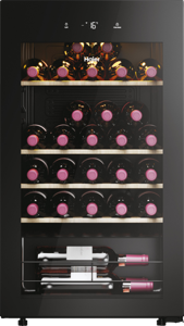 Haier Wine Bank 50 Serie 3 HWS34GGH1 Compressorwijnkoeler Vrijstaand Zwart 34 fles(sen)