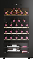Haier Wine Bank 50 Serie 3 HWS34GGH1 Compressorwijnkoeler Vrijstaand Zwart 34 fles(sen) - thumbnail