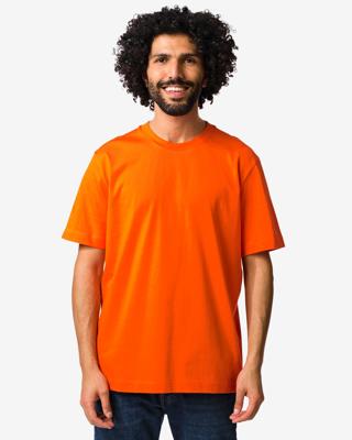 HEMA Heren T-shirt Elias Koningsdag oranje (oranje)