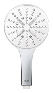 Handdouche Grohe Rainshower SmartActive 130 Rond 13cm Chroom/Wit