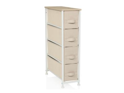 hjh LIVING Kast Foldress (4 vakken, Beige)