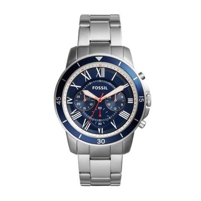 Fossil FS5238 &apos;Grant Sport&apos; chronograaf roestvrij stalen Herenhorloge