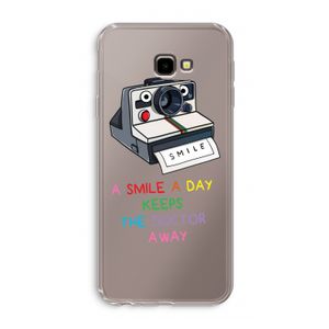 Smile: Samsung Galaxy J4 Plus Transparant Hoesje