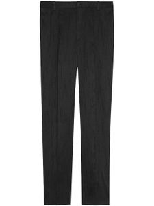 Saint Laurent pantalon à coupe droite - Noir