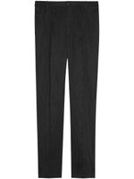 Saint Laurent pantalon à coupe droite - Noir - thumbnail