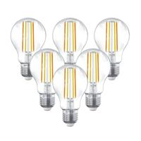 HOFTRONIC SMART Set van 6 Smart E27 LED Filament Lamp - 7W 806lm - A60 Clear - 1800-3000K - Dimbaar HOFTRONIC SMART Set van 6 Smart E27 LED Filament Lamp - 7W 806lm - A60 Clear - 1800-3000K - Dimbaar