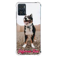 Anti-Shock Back Cover Hoesje Maken | voor de Motorola Moto E22 | E22i | Eigen telefoonhoesje ontwerpen | Op maat gemaakt