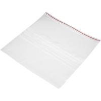 Hersluitbare zak met etiketstrook (b x h) 300 mm x 300 mm Transparant Polyethyleen