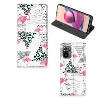 Xiaomi Redmi Note 10 4G | 10S | Poco M5s | Hoesje maken | Flamingo Triangle