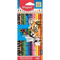 Kleurpotlood Maped Color'Peps Animals set à 12 kleuren