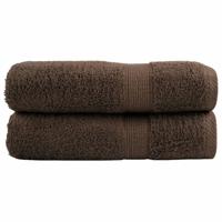 Handdoeken SOLUND 2 st 600 g/m 50x100 cm bruin Handdoeken SOLUND 2 st 600 g/m 50x100 cm bruin