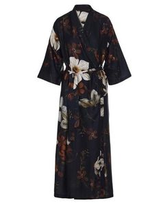 Essenza Essenza for Maurtitshuis Jula Daffodils Reunited Kimono L Black