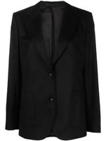 Officine Generale blazer en laine à simple boutonnage - Noir - thumbnail