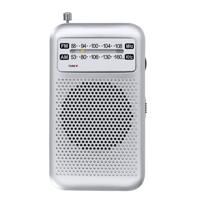 Noodradio - preppen/noodpakket - AM/FM - met antenne - radio op batterijen