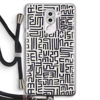 Moroccan Print: Honor 6X Transparant Hoesje met koord