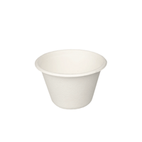 Sausbakje 120ml Ø76mm 4oz suikerriet BIO