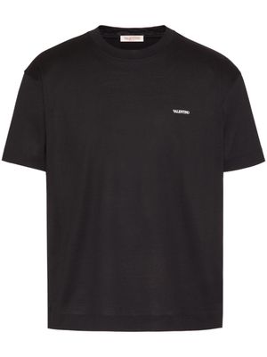 Valentino Garavani t-shirt en coton à logo imprimé - Noir