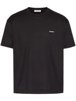 Valentino Garavani t-shirt en coton à logo imprimé - Noir