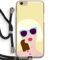 Ice cream: iPhone 6 / 6S Transparant Hoesje met koord
