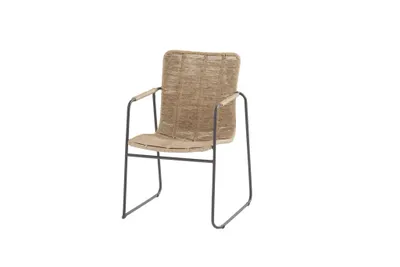 Palma Stapelbare Dining Stoel Naturel
