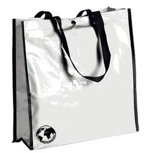 Boodschappen shopper tas wit 38 x 38 cm - Shoppers