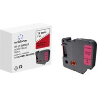 Labeltape Renkforce RF-LT-D45017 Compatibel vervangt DYMO D1 - 45017 12 mm Tapekleur: Rood Tekstkleur: Zwart 7 m