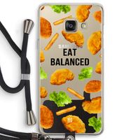 Eat Balanced: Samsung Galaxy A3 (2016) Transparant Hoesje met koord
