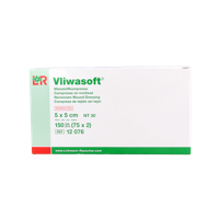 Vliwasoft Vlieskompres 5 x 5cm 4-laags 75 x 2 stuks 150 Stuks